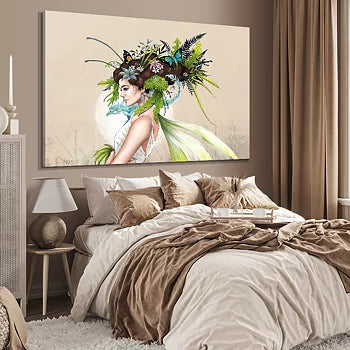 Konstprint Fantasy dragon girl