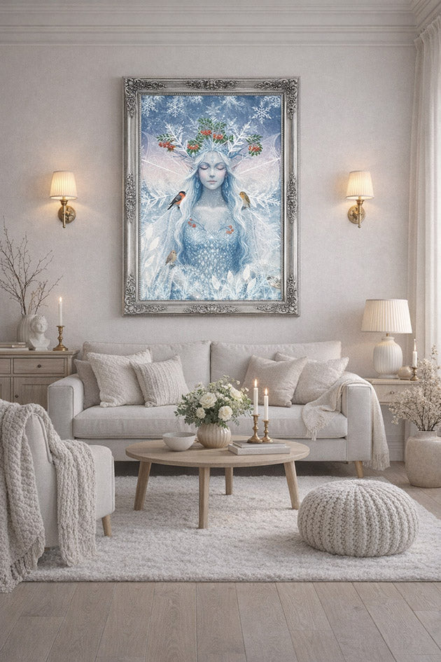 Isgudinnan – Fine Art Print | Månsystrarnas återkomst