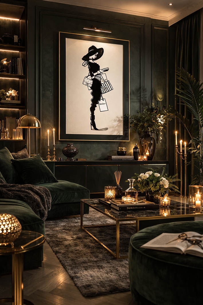 Modelejon Böcker - konstprint