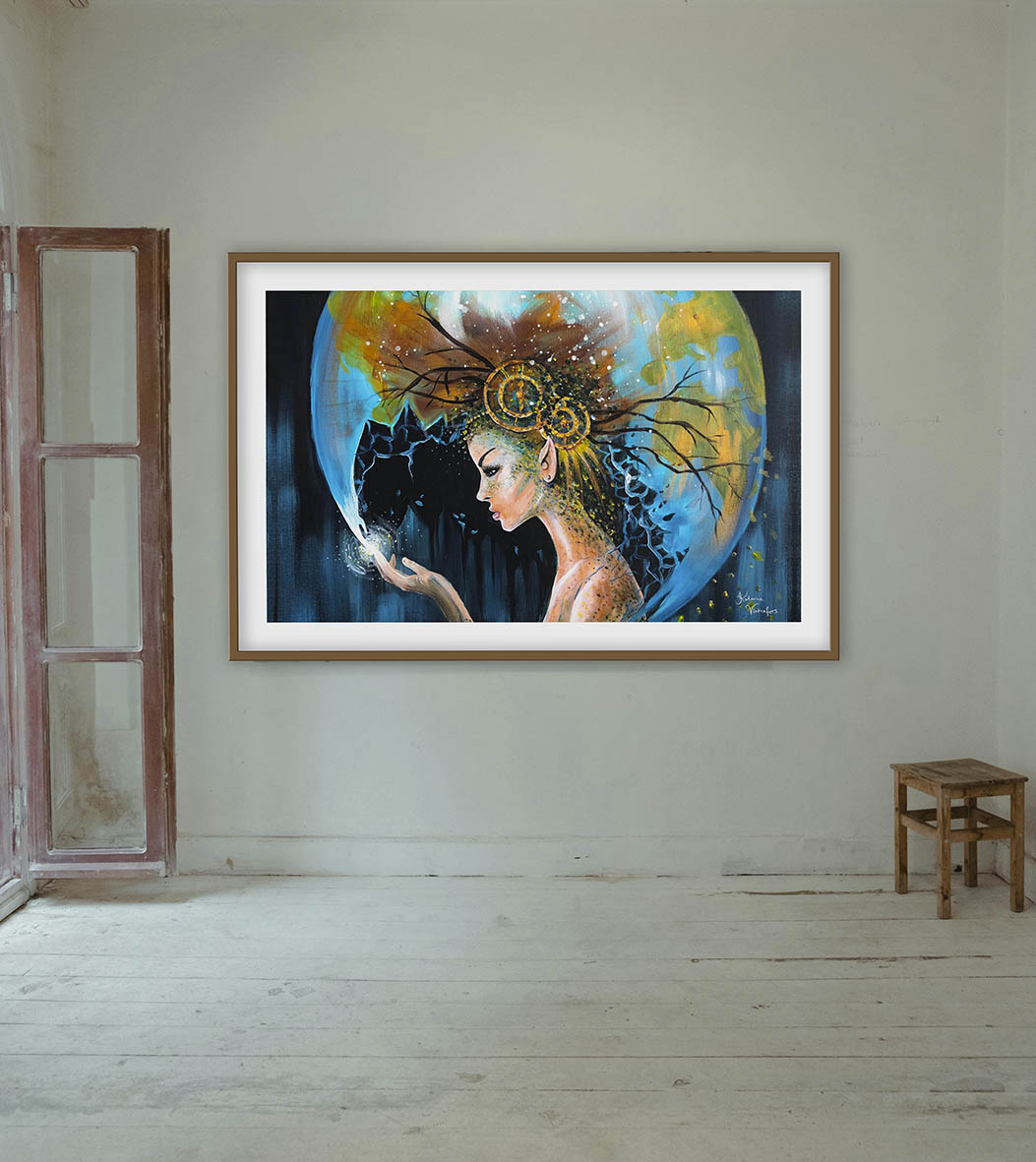 Konstprints Mother Earth Silver