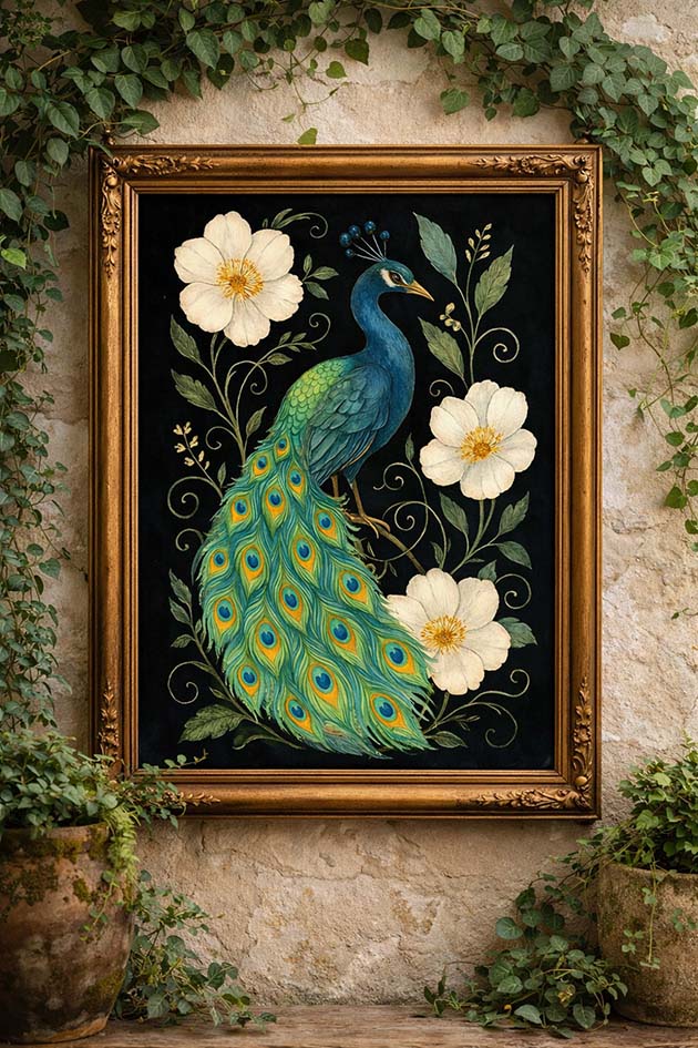 Påfågel – Fine Art Print