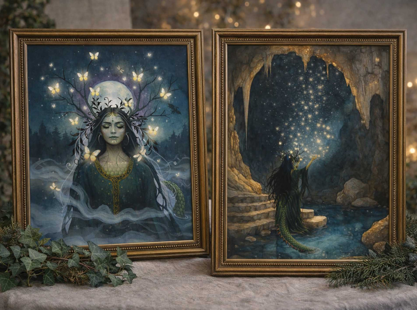 Drakgudinnan — konstprint