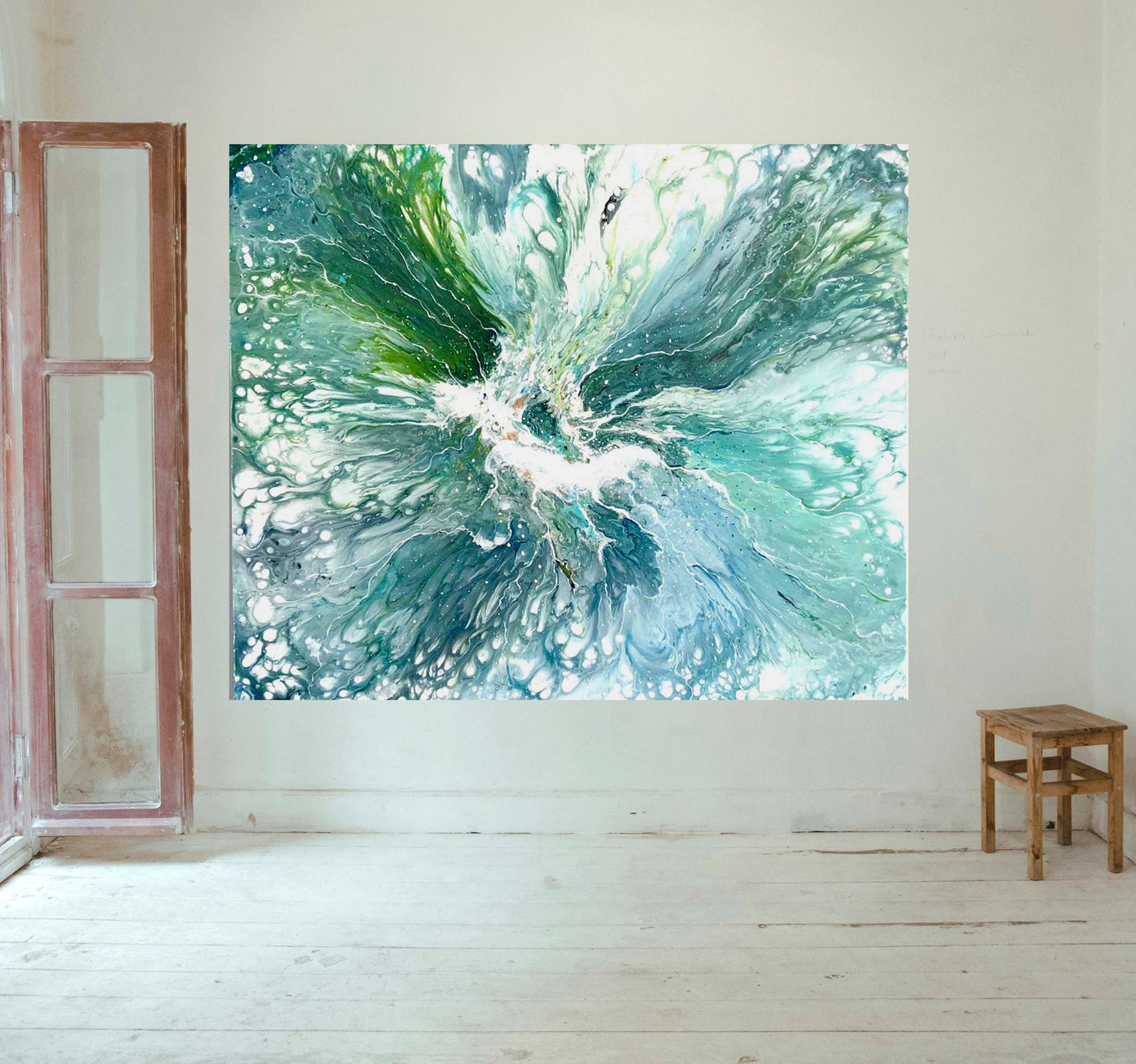 ORIGINALKONSTVERK: Universe - akryl på canvas 100x120 cm