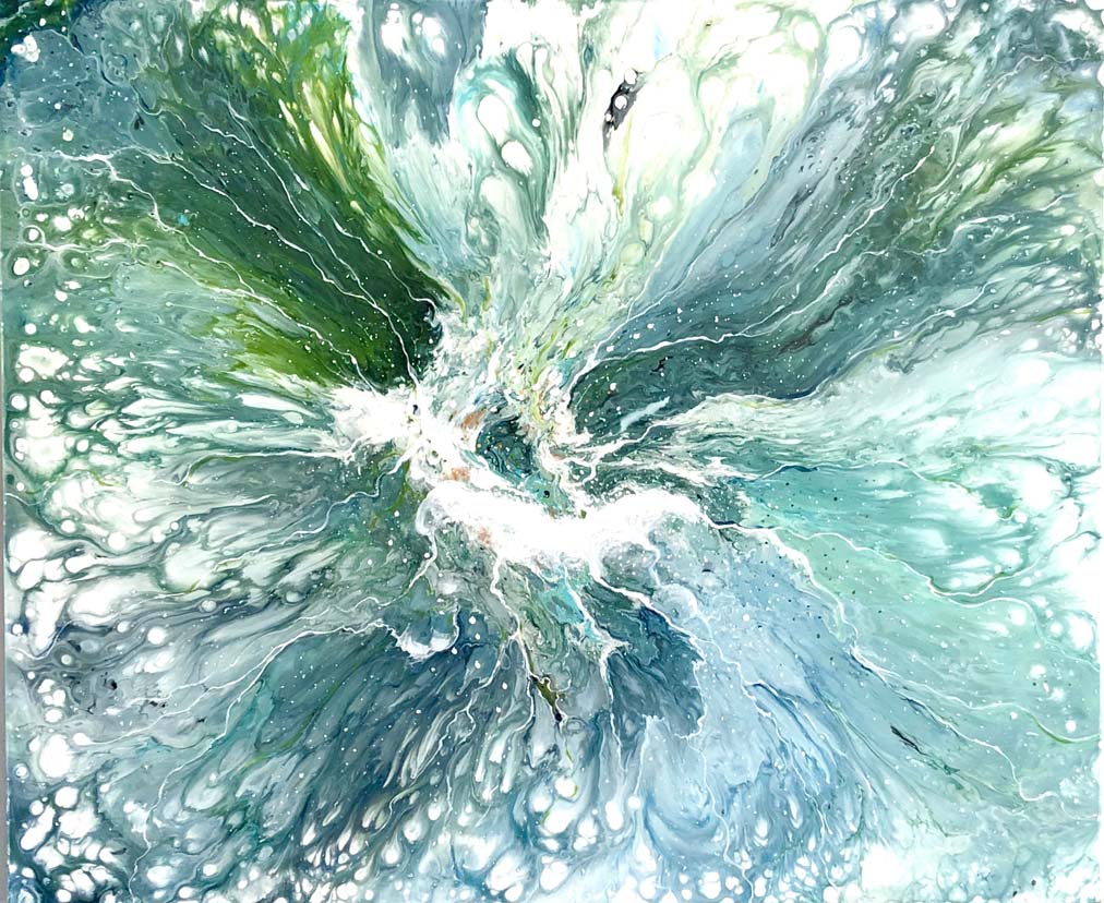 ORIGINALKONSTVERK: Universe - akryl på canvas 100x120 cm