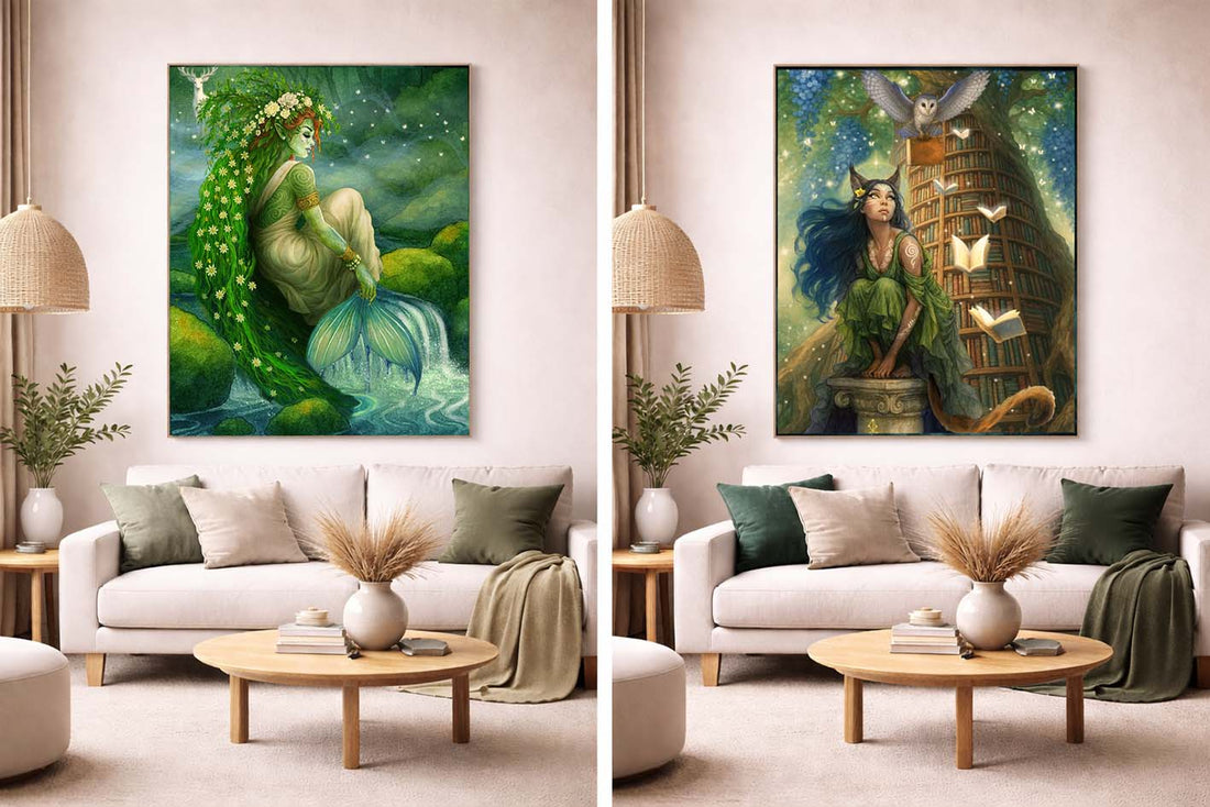 Konst till vardagsrum – när väggen får personlighet