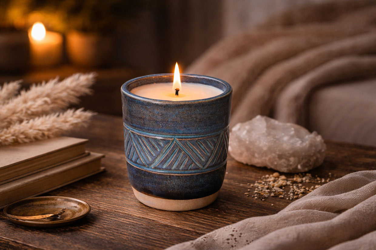 Nordisk skymning - doftljus i keramik