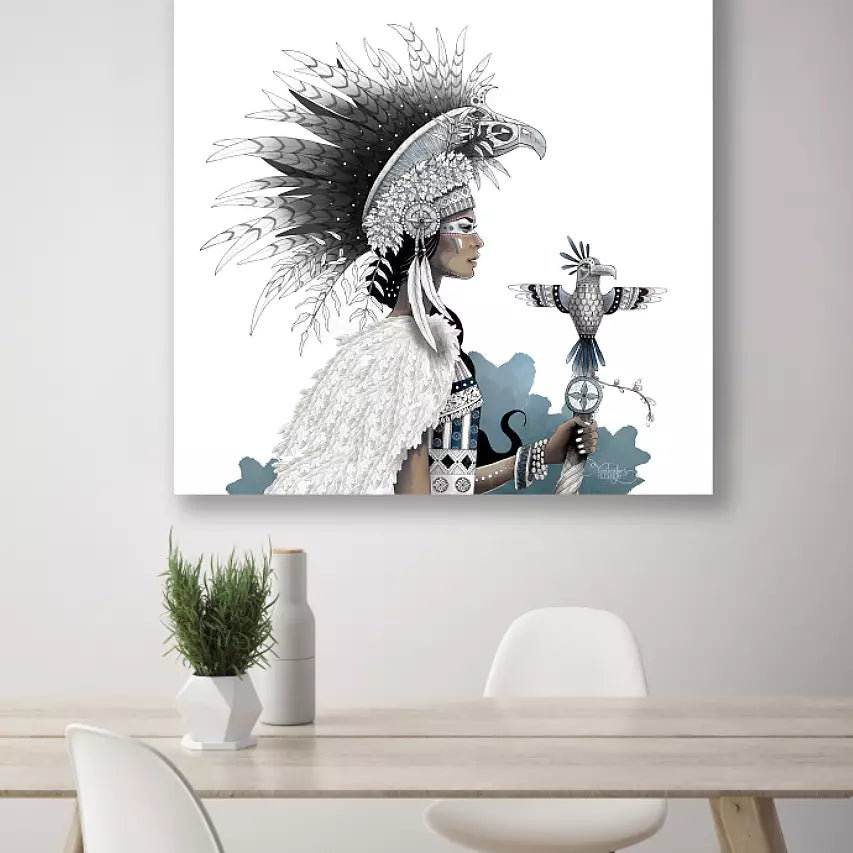 Falkmodern — Fine Art Print | Vildmarkens systrar