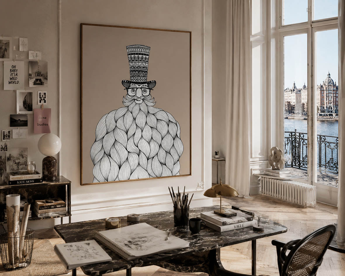 Beard – Fine Art Print | Studio Vintrafors