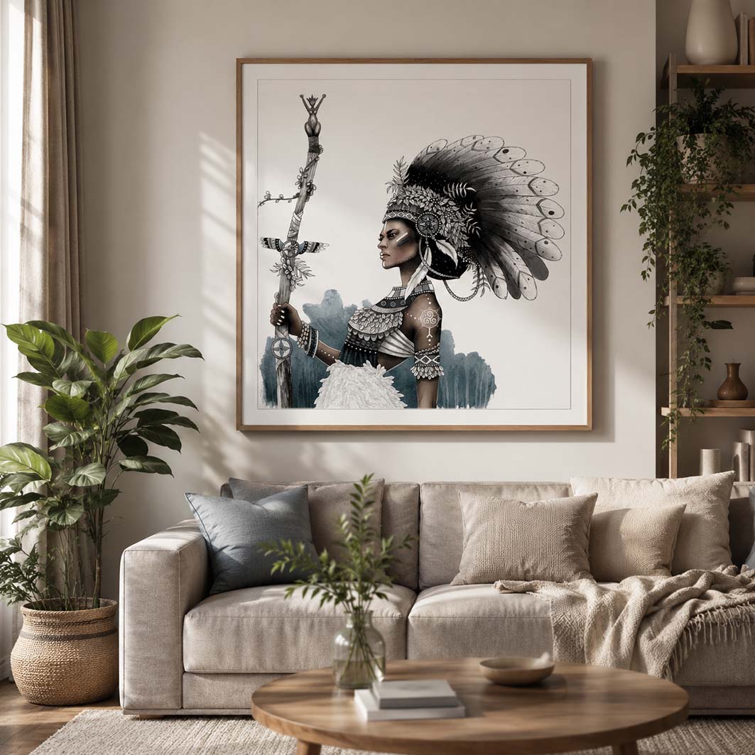 Eldväktaren — Fine Art Print | Vildmarkens systrar