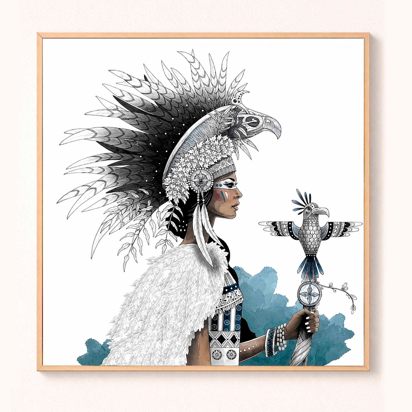 Falkmodern — Fine Art Print | Vildmarkens systrar