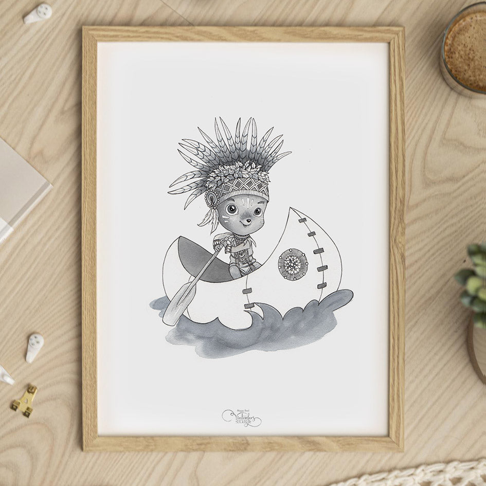 Konstprint Happy soul