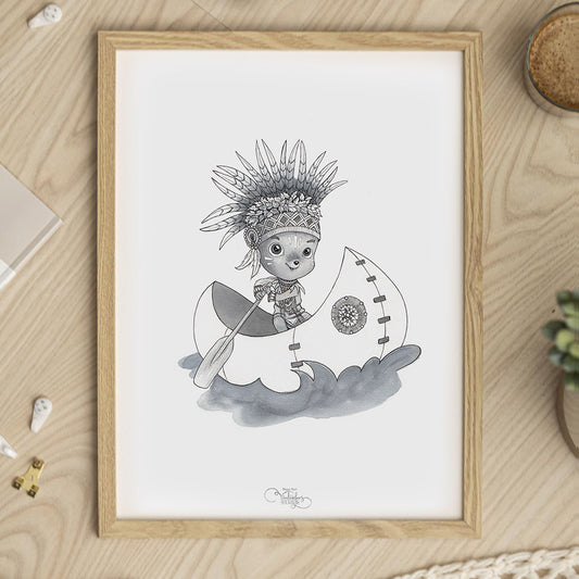 Konstprint Happy soul