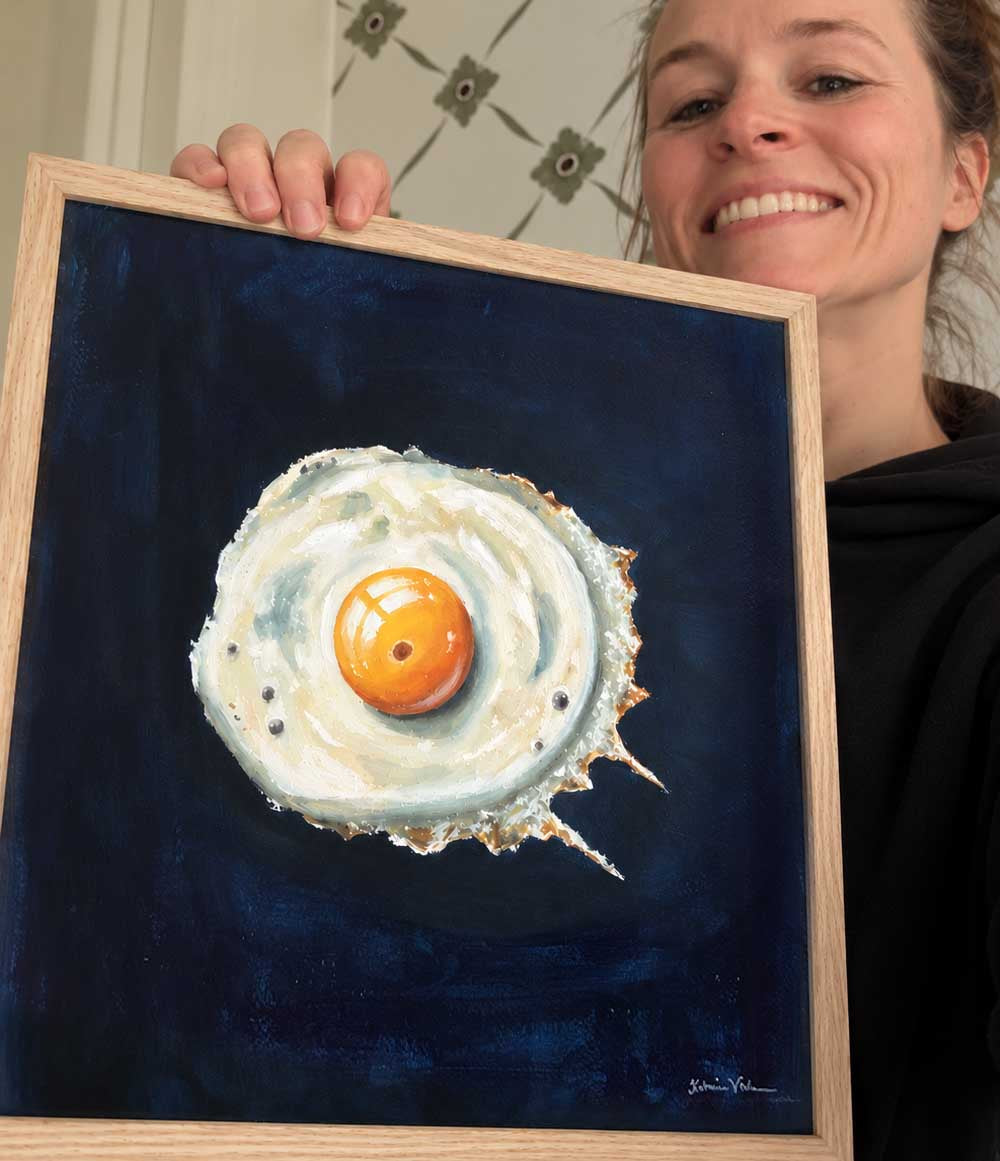 Söndagsbrunch: Stekt ägg – Fine Art Print