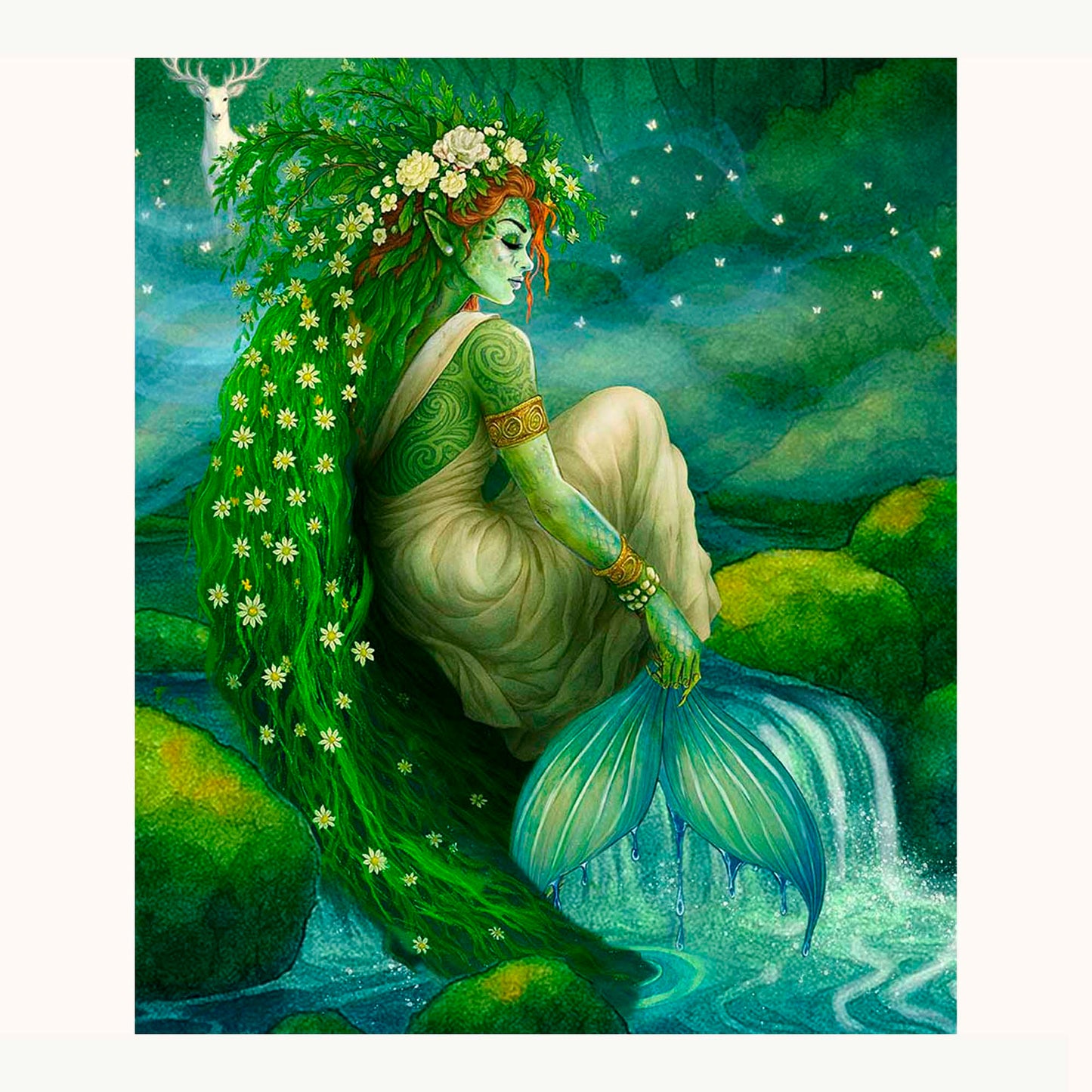 Tystvattengudinnan – Fine Art Print | Månsystrarnas återkomst