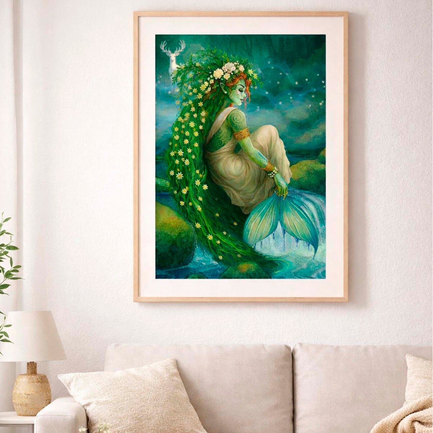 Tystvattengudinnan – Fine Art Print | Månsystrarnas återkomst