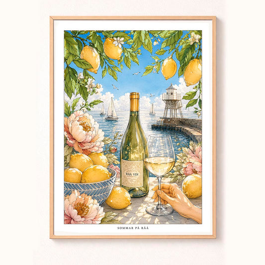 Sommar på Råå – Fine Art Print | Råå