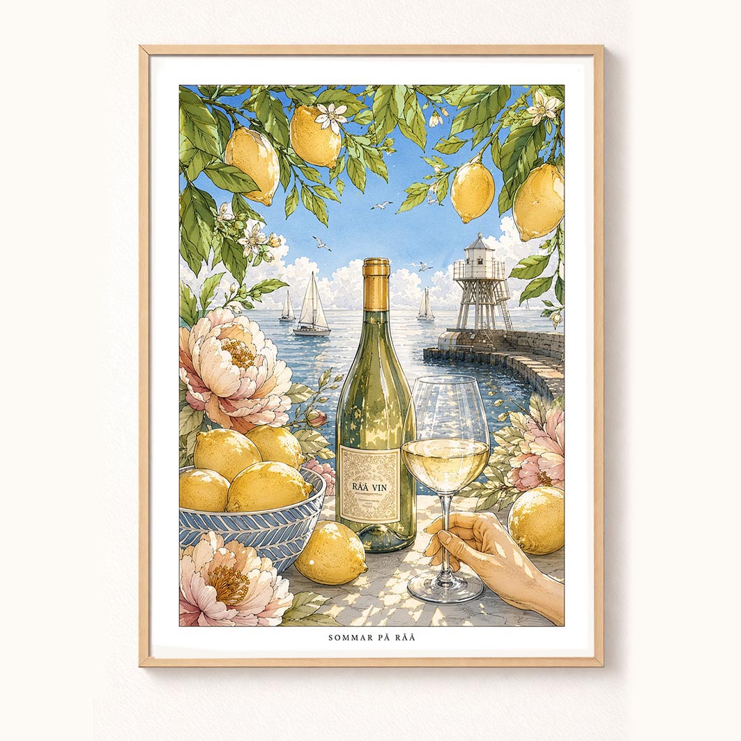 Sommar på Råå – Fine Art Print | Råå