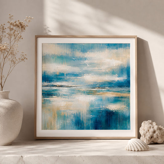 Råå strand – Abstrakt Fine Art Print  | Råå
