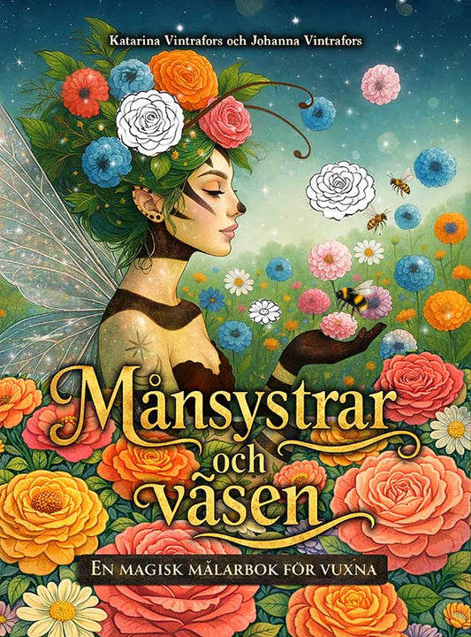 Månsystrar och väsen - en magisk målarbok för vuxna