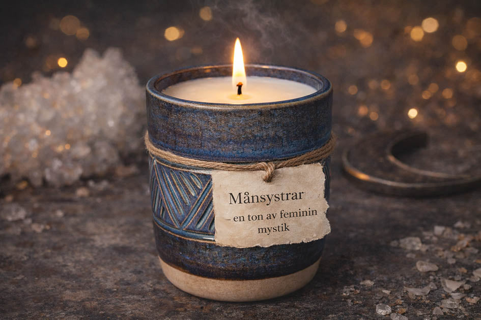 Månsystrar  – Doftljus i handgjord keramik av 100% sojavax