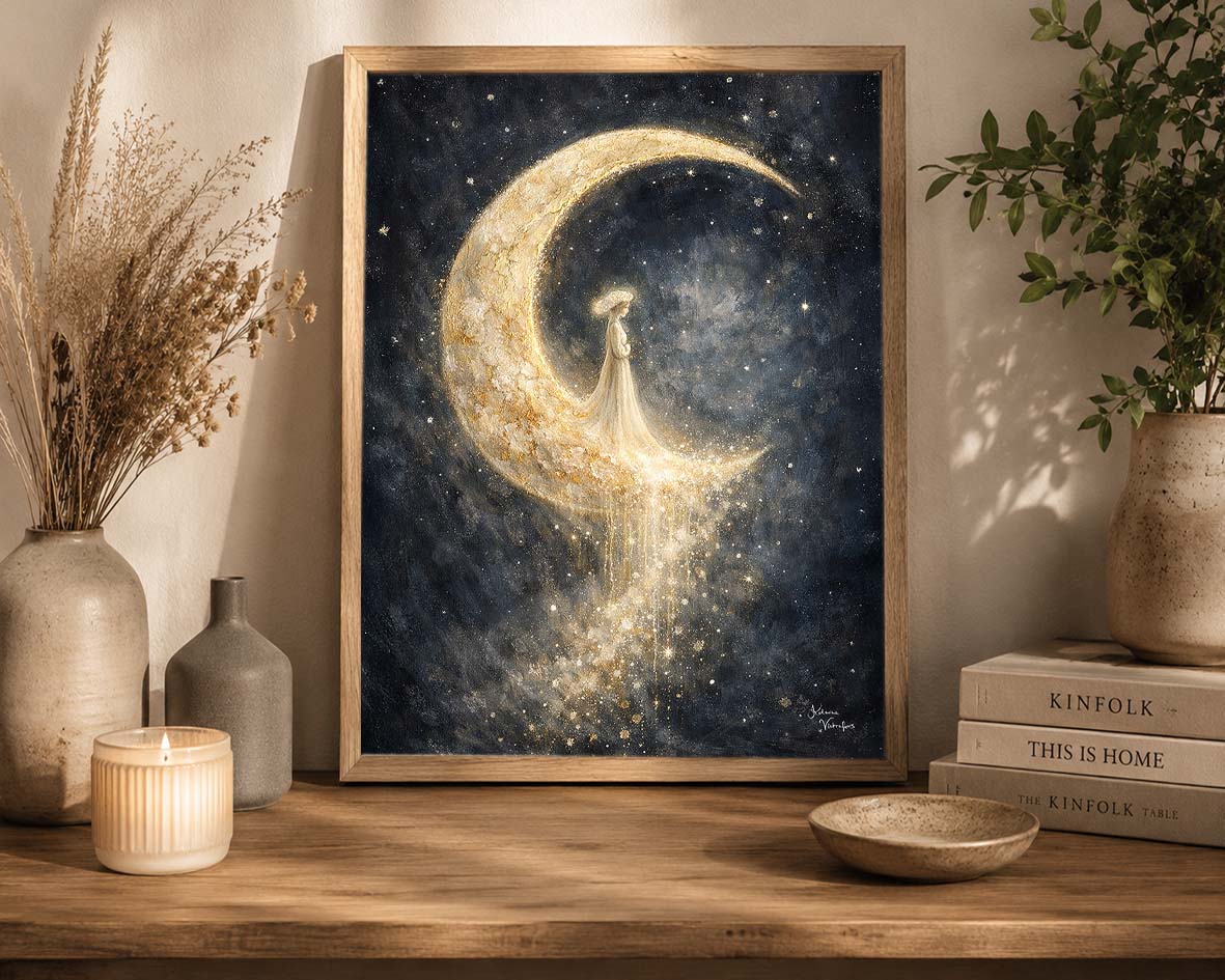 Mångudinnan – Fine Art Print | Månsystrarnas återkomst
