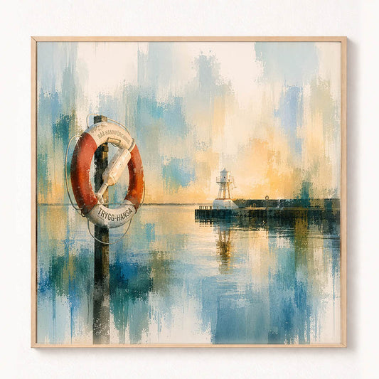 Råå hamnfyr – Abstrakt Fine Art Print  | Råå