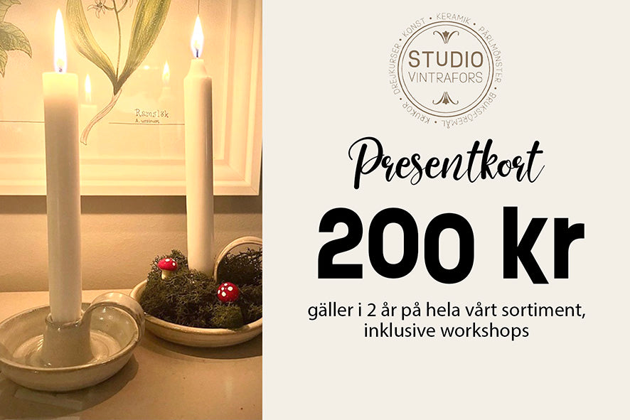 Presentkort hos Studio Vintrafors