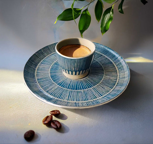 Kaffekopp Råå Randig