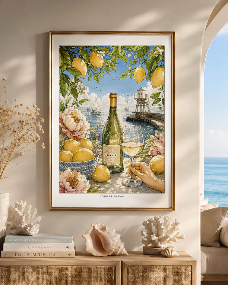 Sommar på Råå – Fine Art Print | Råå