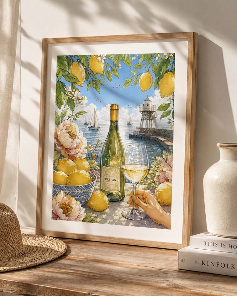 Sommar på Råå – Fine Art Print | Råå