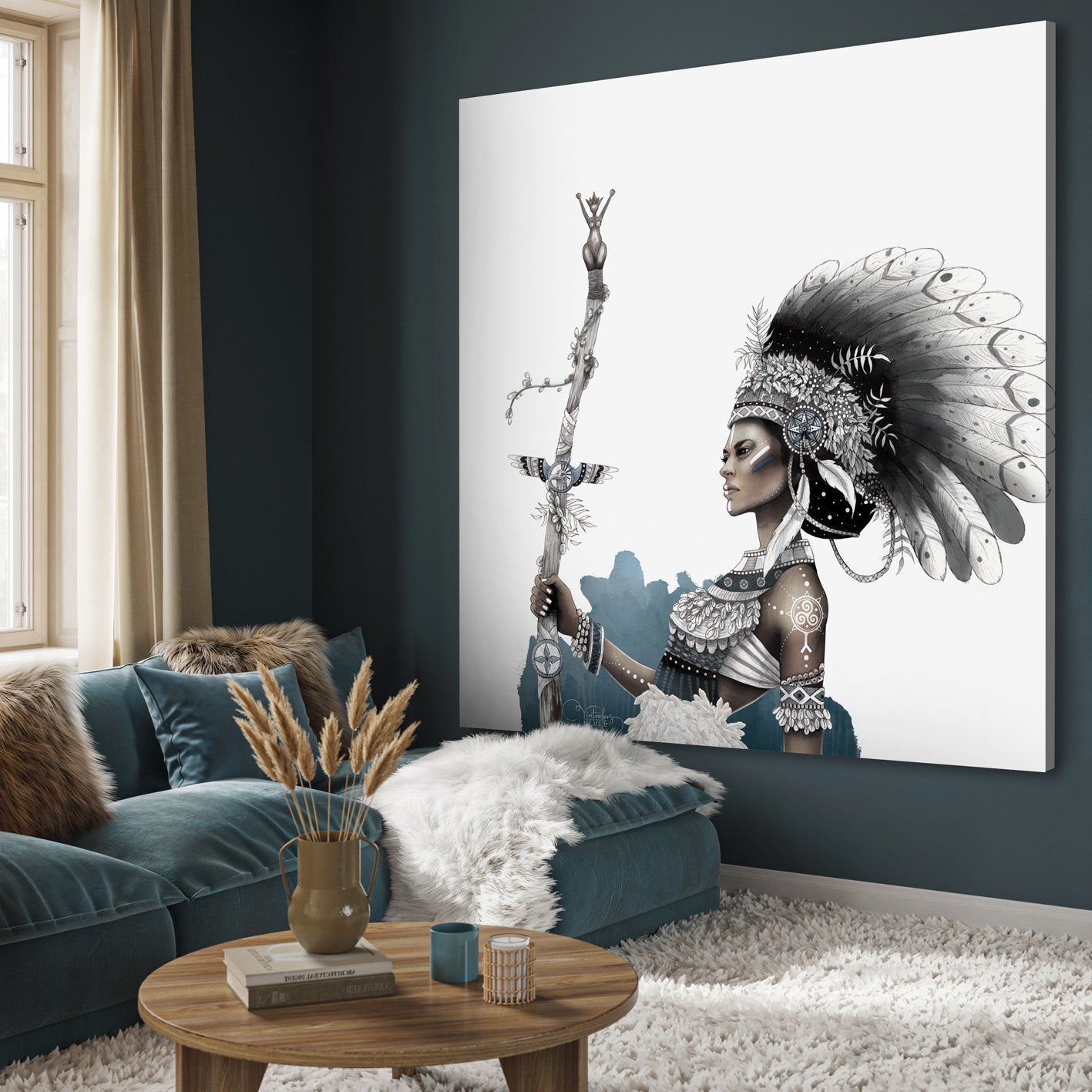 Eldväktaren — Fine Art Print | Vildmarkens systrar