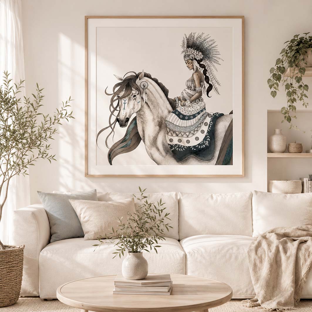 Vindryttaren — Fine Art Print | Vildmarkens systrar