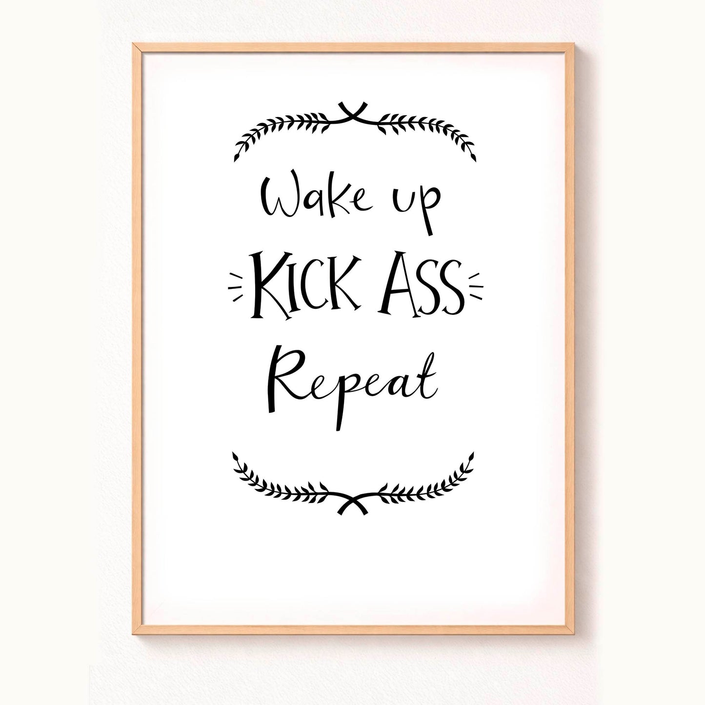 Wake up - konstprint