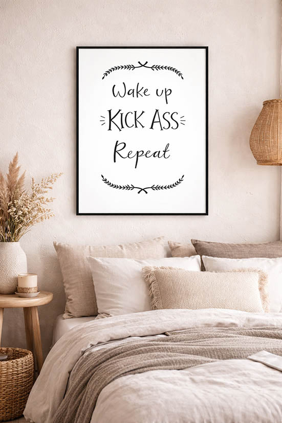 Wake up - konstprint